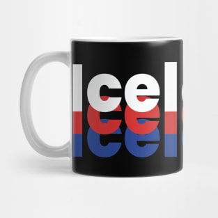 Iceland Tri-logo Graphic Mug